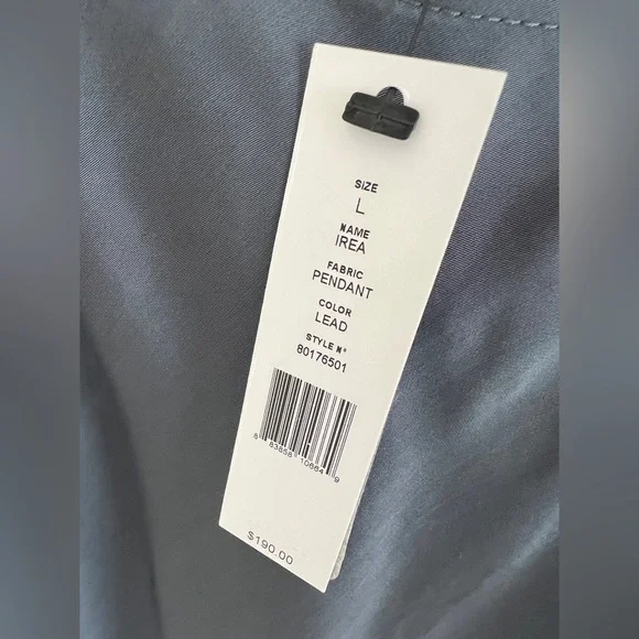 THEORY irea tank / NWT slate grey and black tank top / size L - Picture 4 of 6